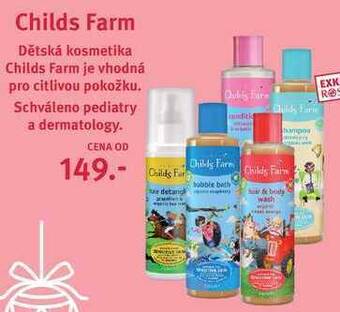 Rossmann Childs farm dětská kosmetika nabídka