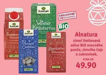 Rossmann Alnatura zimní limitovaná edice nabídka