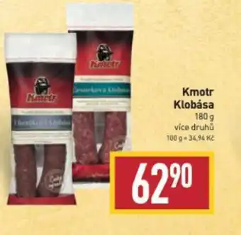 Billa Kmotr Klobása 180 g nabídka