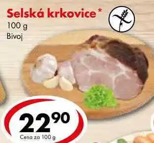 CBA Selská krkovice, 100 g nabídka