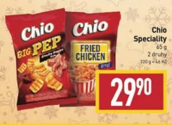 Billa Chio Speciality 65 g nabídka
