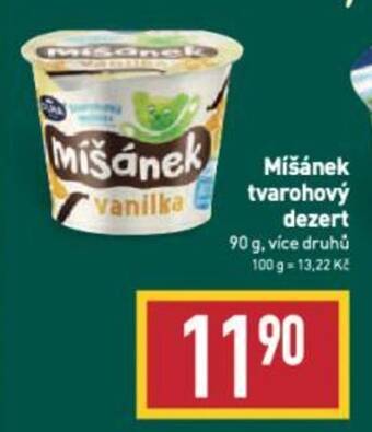 Billa Míšánek tvarohový dezert nabídka