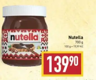 Billa Nutella 700 g nabídka