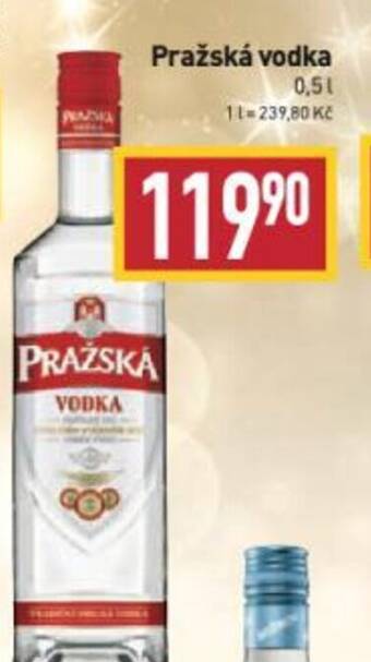 Billa Pražská vodka nabídka