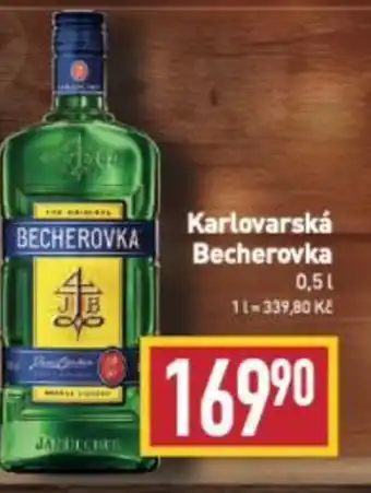 Billa Karlovarská Becherovka nabídka