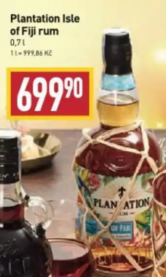 Billa Plantation Isle of Fiji rum nabídka
