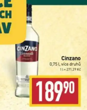 Billa Cinzano nabídka