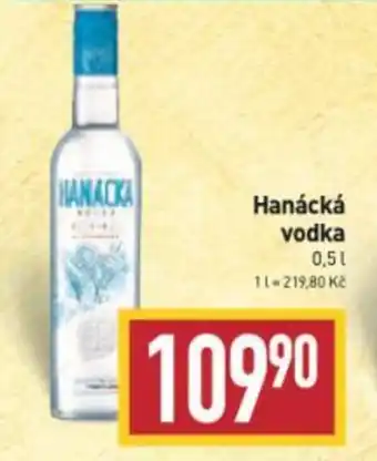Billa Hanácká vodka nabídka