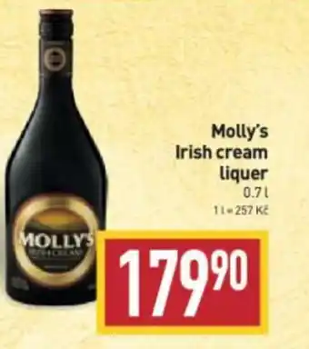 Billa Molly's Irish cream liquer nabídka