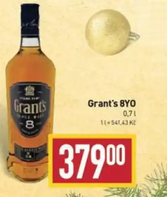 Billa Grant's 8YO 0,7L nabídka