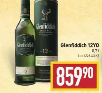 Billa Glenfiddich 12YO nabídka