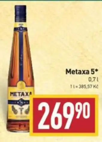Billa Metaxa 5 nabídka