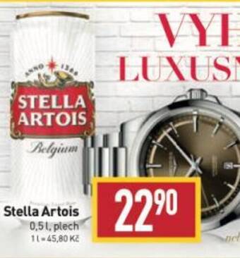 Billa Stella Artois 0,5 l nabídka