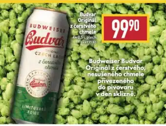 Billa Budvar Originál z čerstvého chmele nabídka