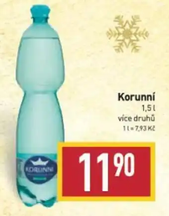 Billa Korunní 1,5L nabídka