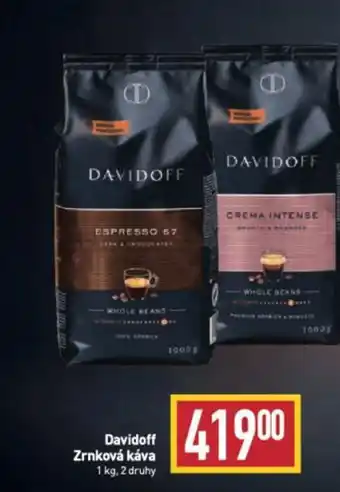 Billa Davidoff Zrnková káva nabídka