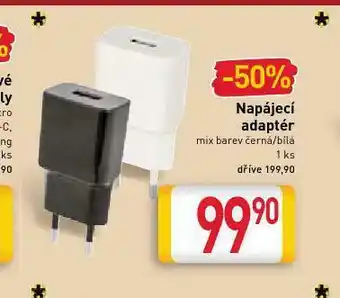Billa Napájecí adaptér nabídka