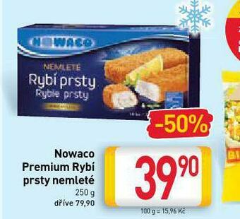 Billa Nowaco premium rybí prsty nemleté nabídka