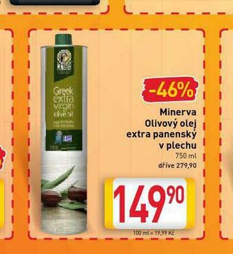 Billa Minerva olivový olej extra panenský v plechu nabídka