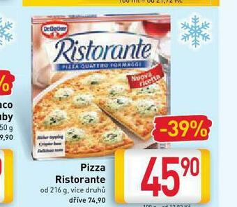 Billa Pizza ristorante nabídka