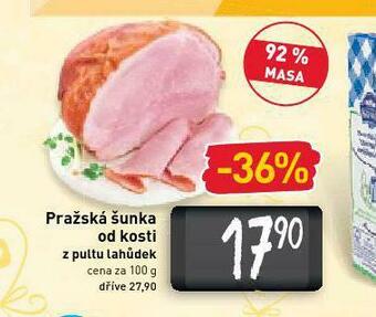 Billa Pražská šunka od kosti nabídka