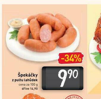 Billa Špekáčky nabídka