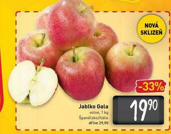 Billa Jablka gala nabídka