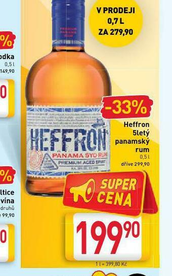 Billa Heffron 5letý panamský rum nabídka