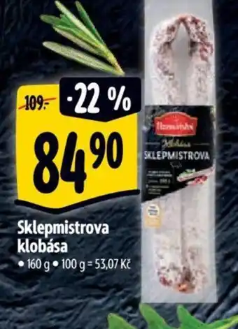 Albert Sklepmistrova klobása nabídka