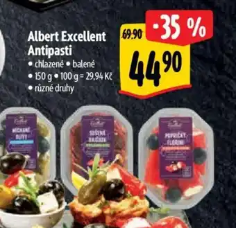 Albert Albert Excellent Antipasti nabídka