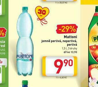 Billa Mattoni nabídka