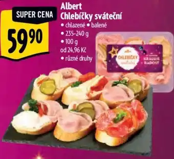 Albert Albert Chlebíčky sváteční nabídka