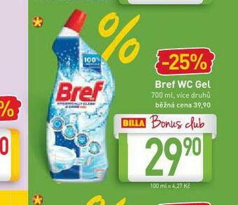 Billa Bref wc gel nabídka