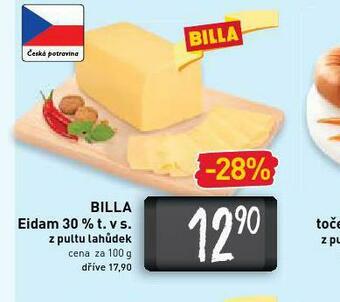Billa Billa eidam 30% nabídka