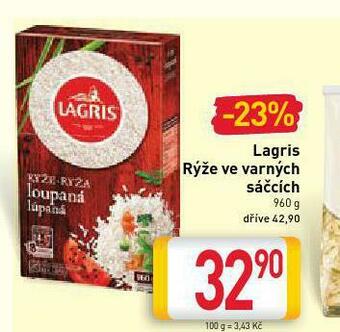 Billa Lagris rýže nabídka