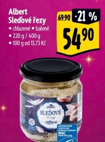 Albert Albert Sledové řezy nabídka