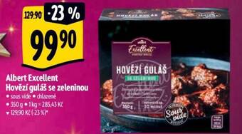 Albert Albert Excellent Hovězí guláš se zeleninou nabídka