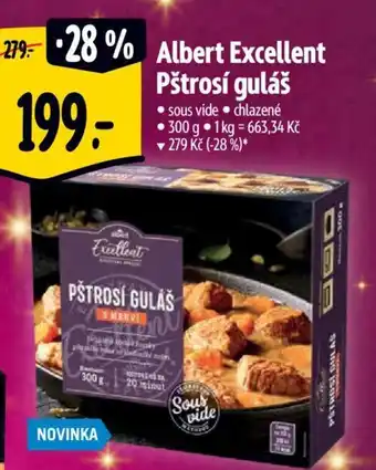 Albert Albert Excellent Pštrosí guláš nabídka