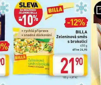 Billa zeleninová směs