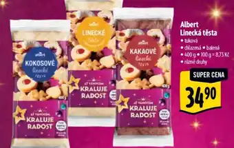 Albert Albert Linecká těsta nabídka