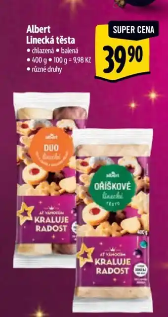 Albert Albert Linecká těsta nabídka