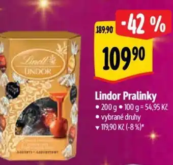 Albert Lindor Pralinky nabídka