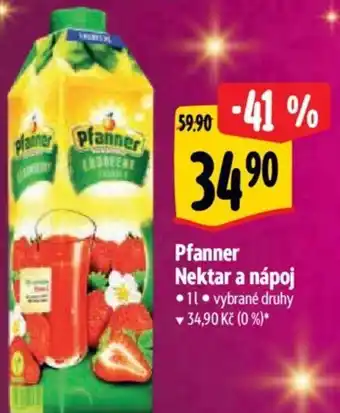 Albert Pfanner Nektar a nápoj nabídka