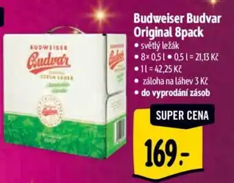 Albert Budweiser Budvar Original 8pack nabídka