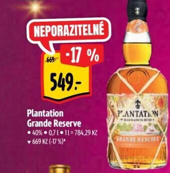 Albert Plantation Grande Reserve nabídka