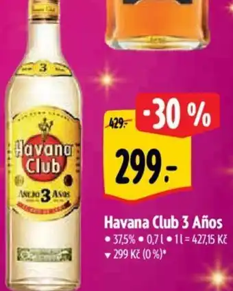Albert Havana Club 3 Anos nabídka