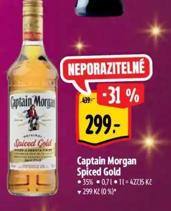 Albert Captain Morgan Spiced Gold nabídka
