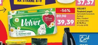 Velvet toaletní ppaír