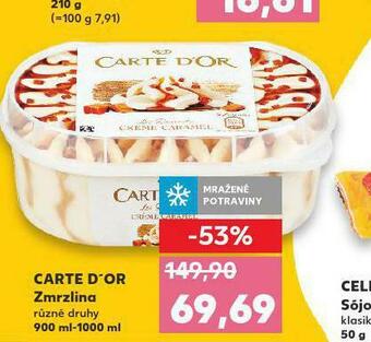 Kaufland Zmrzlina carte d´or nabídka