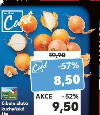 Kaufland Cibule žlutá kuchyňská nabídka
